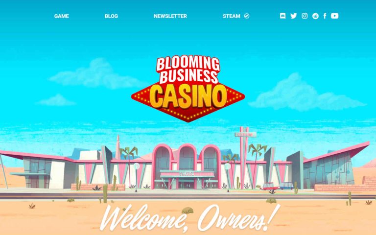 Capture d’écran du site Blooming Business Casino